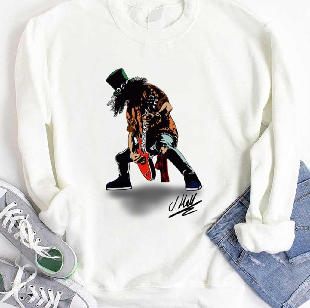 Slash Guitarist Design Unisex T-Shirt