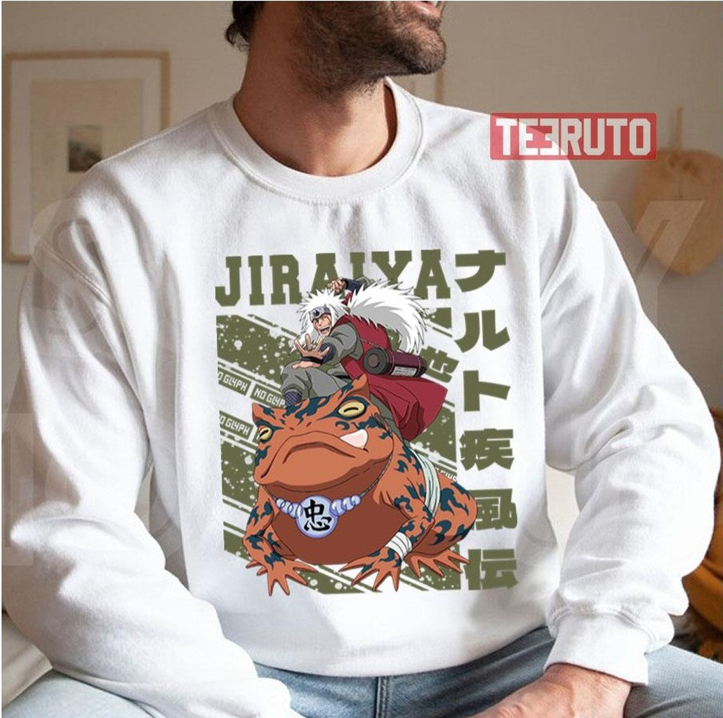 Orange Frog Jiraiya 14 Naruto Shippuden Unisex Hoodie