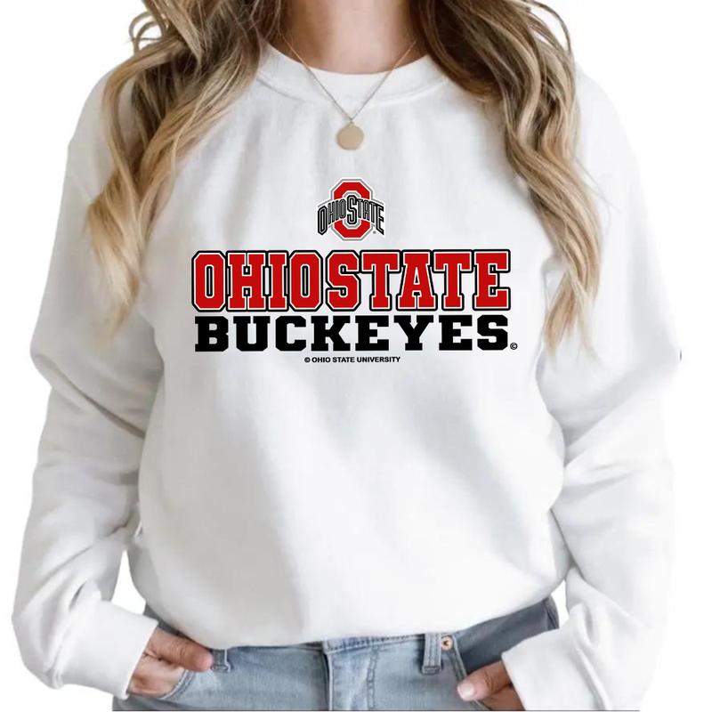 Ohio State University Pullover Buckeyes Ncaa Unisex t-shirt, sweatshirt, hoodie Cotton Menswear