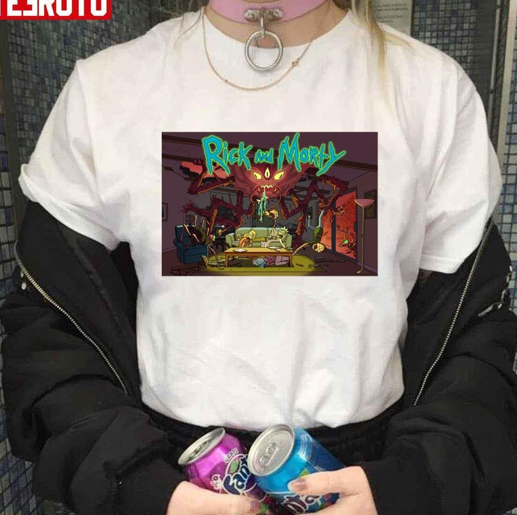 Monster Rick And Morty Artwork Unisex Hoodie