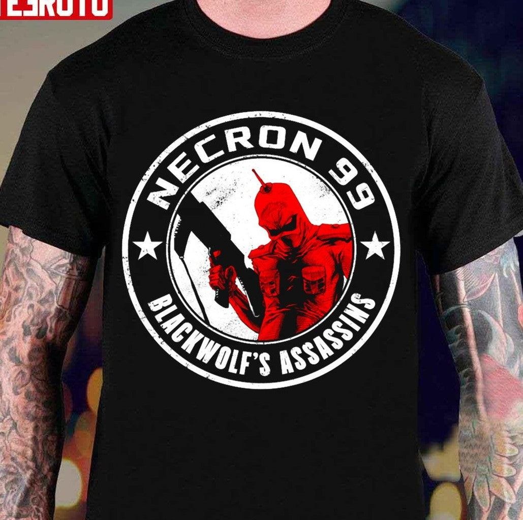 Necron 99 Red Rounded Logo Unisex T-Shirt