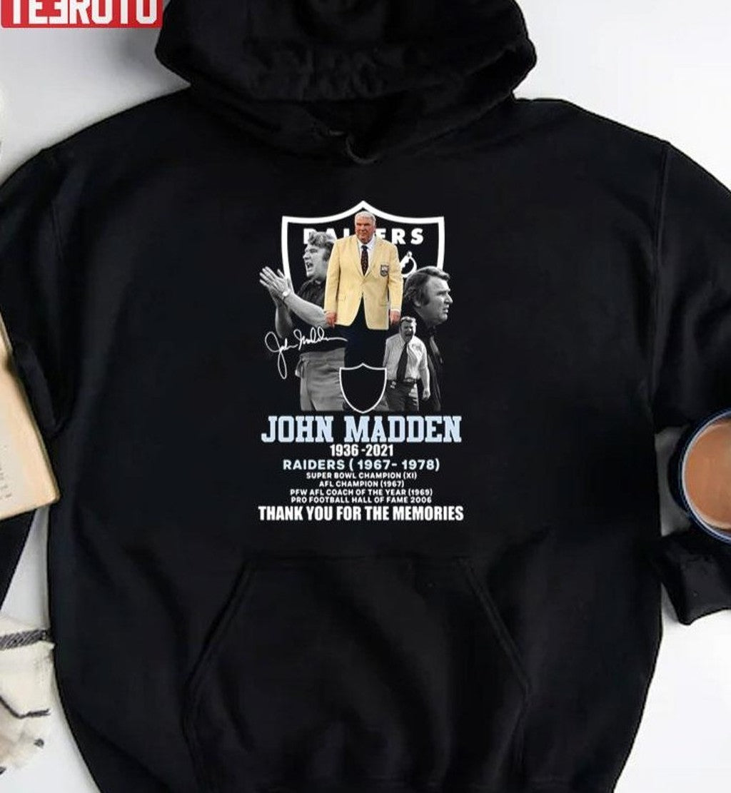 Rip John Madden Legend Never Die American Football Unisex T-Shirt