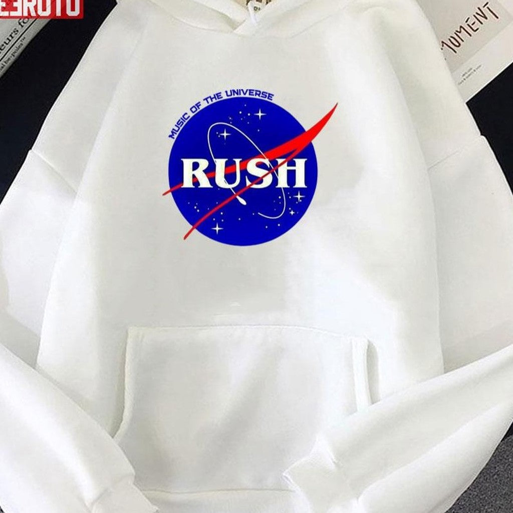Rush Was A Canadian Rock Band Nasa Logo Inspired Unisex T-Shirt