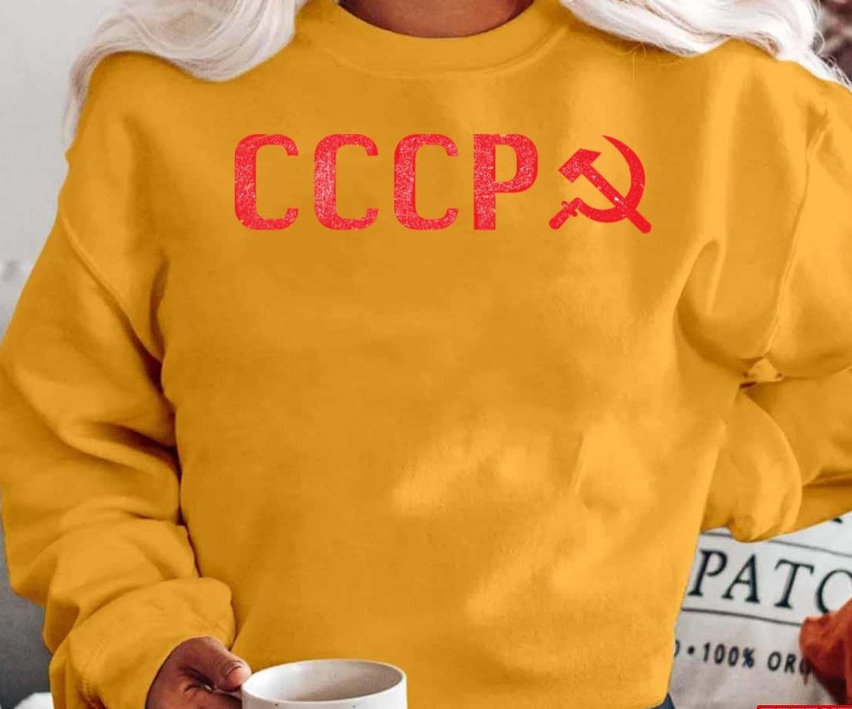 Red Logo Cccp Unisex T-Shirt