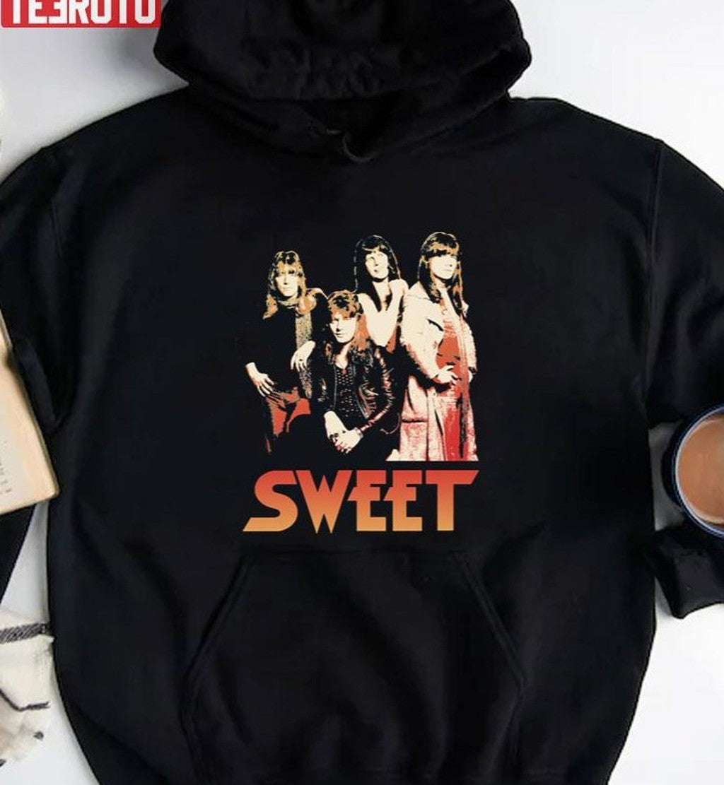 Music Vintage The Sweet Glam Rock Unisex T-Shirt