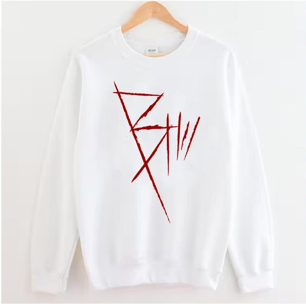 B The Beginning Red Logo Unisex Sweatshirt