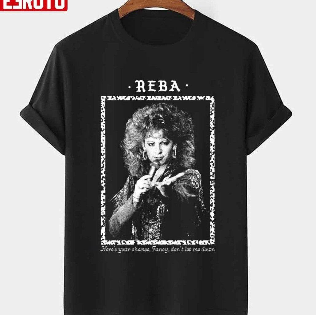 Music Vintage Retro Reba Fancy Faded Style Unisex T-shirt