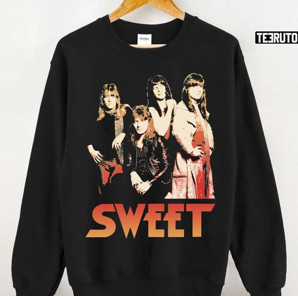 Music Vintage The Sweet Glam Rock Unisex T-Shirt