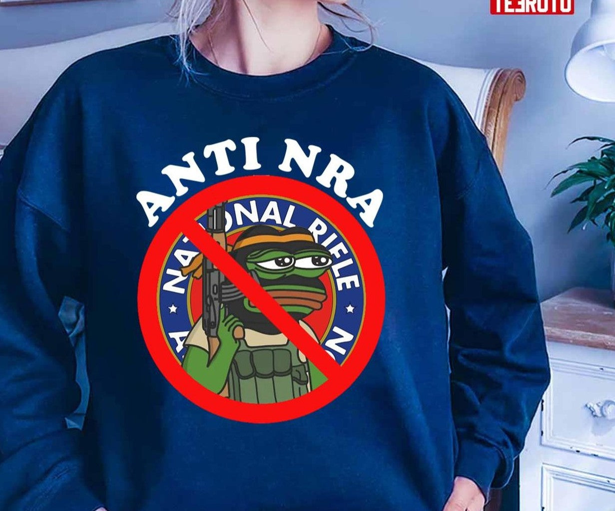 Anti NRA Pepe The Frog Meme Unisex T-Shirt