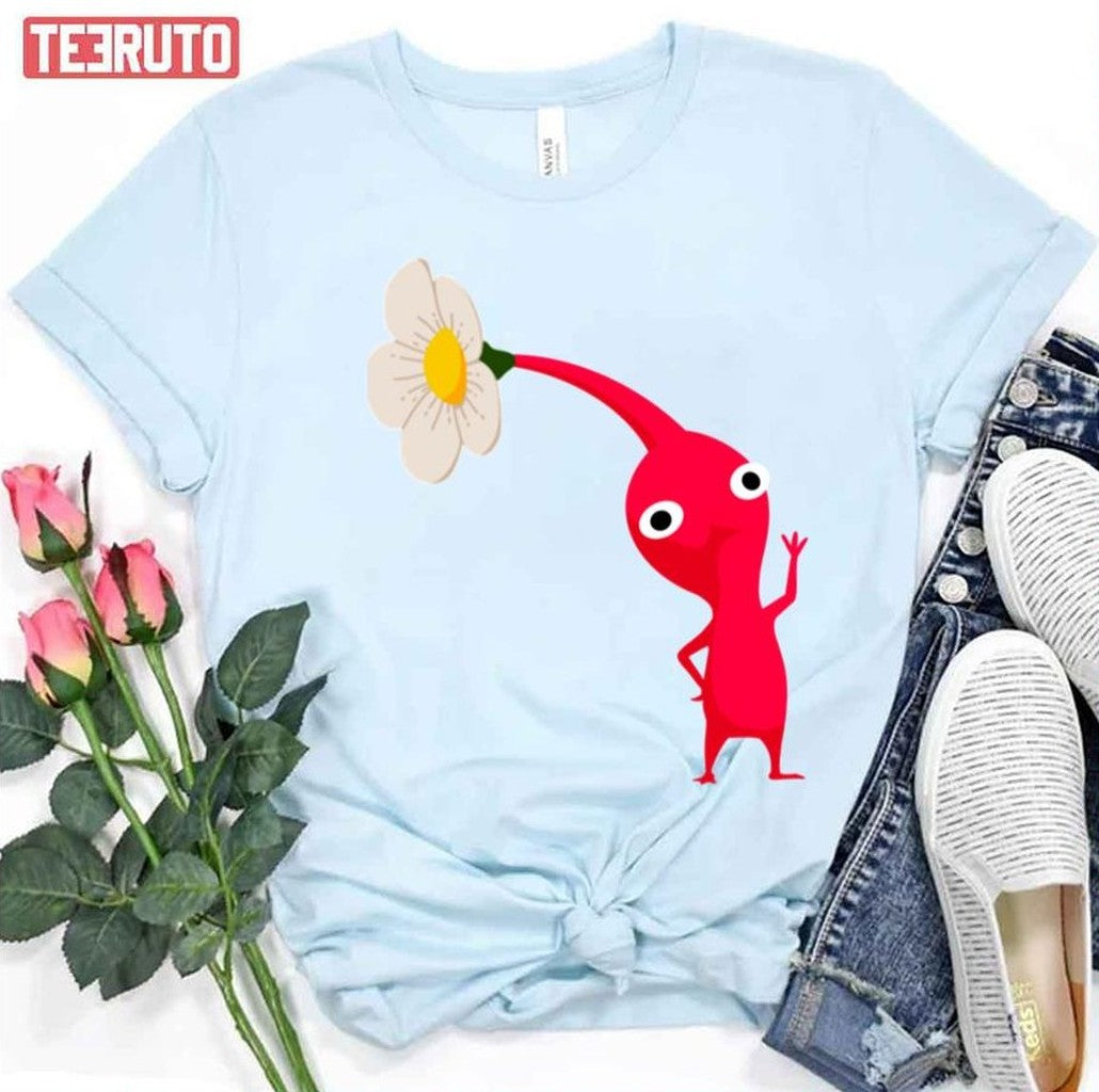 Say Hi Red Fire Pikmin Unisex T-Shirt