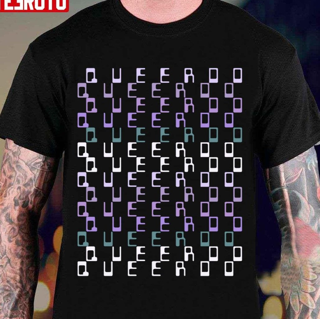 Queerdo Retro Purple Unisex T-Shirt
