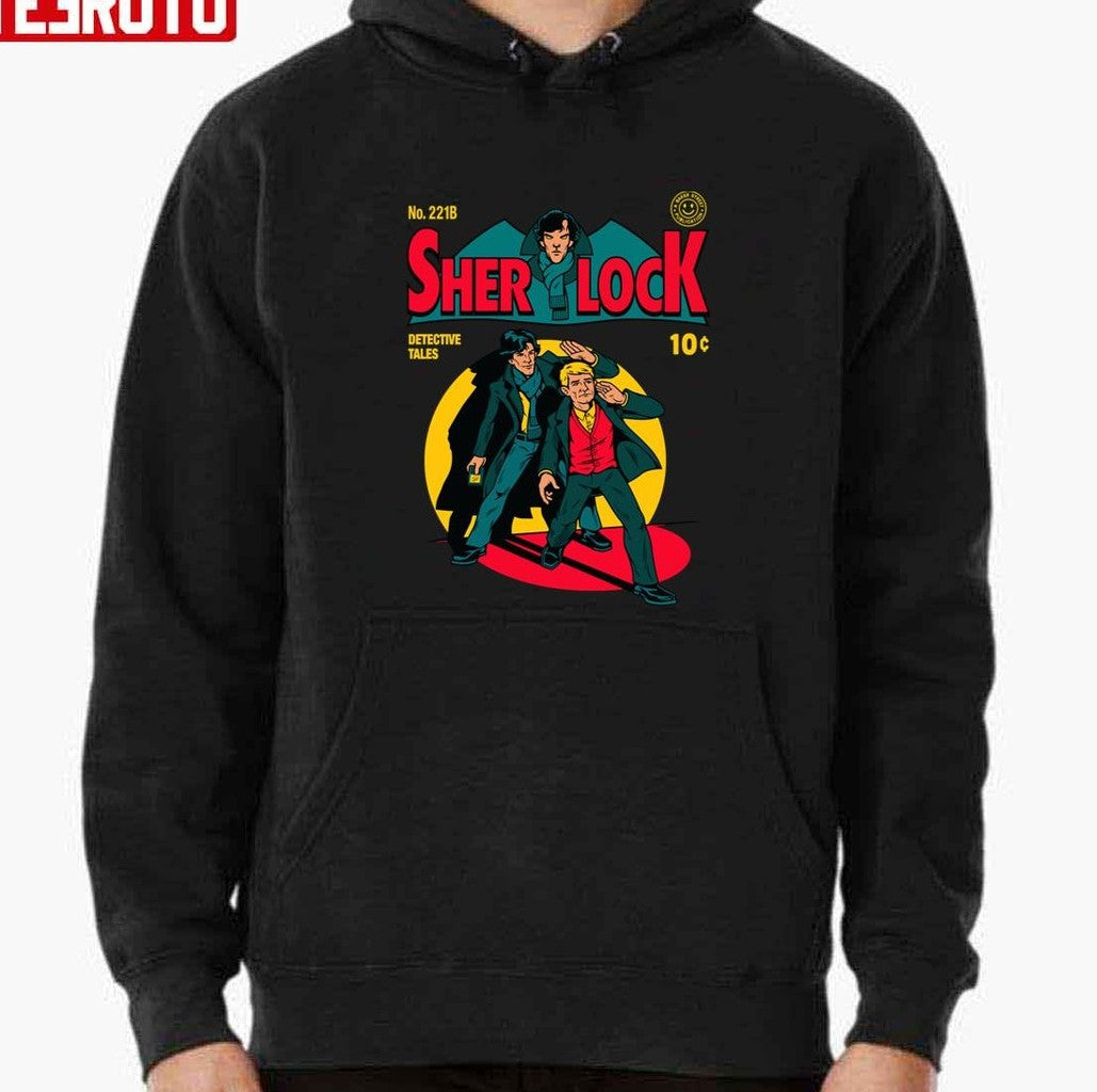 Sherlock Comic Batman Comic Inspired Unisex T-shirt