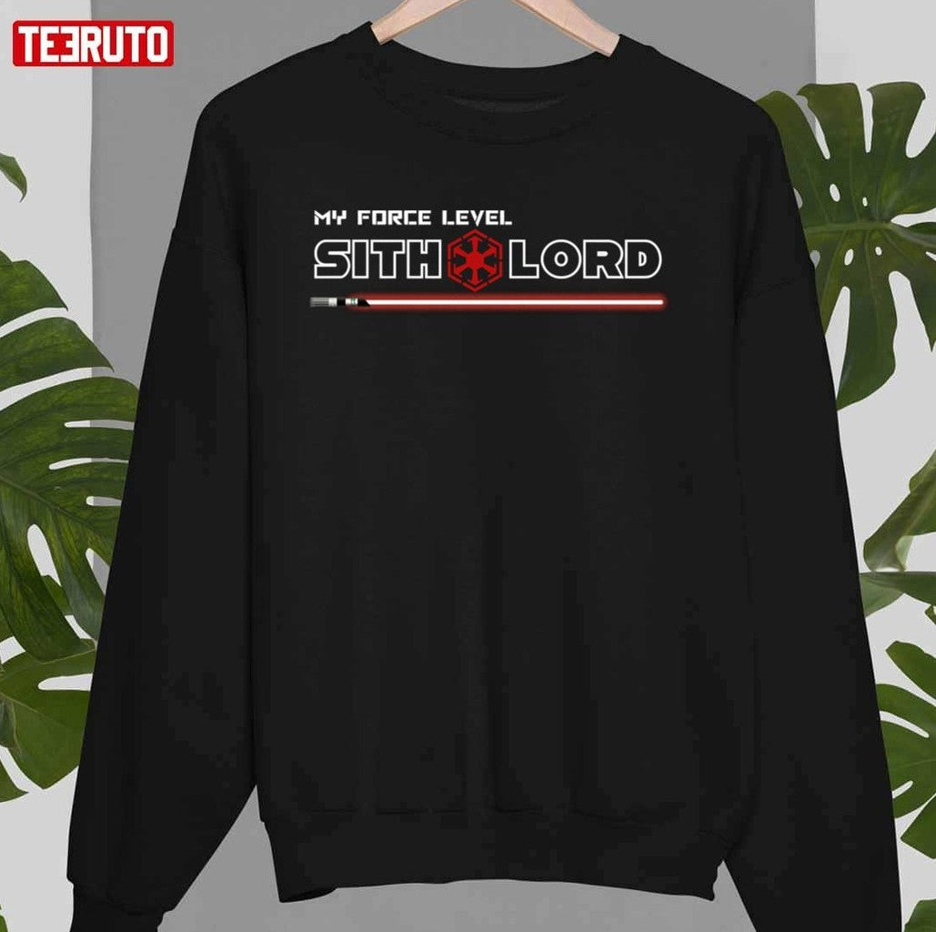 My Force Level Sith Lord Star Wars Unisex T-Shirt