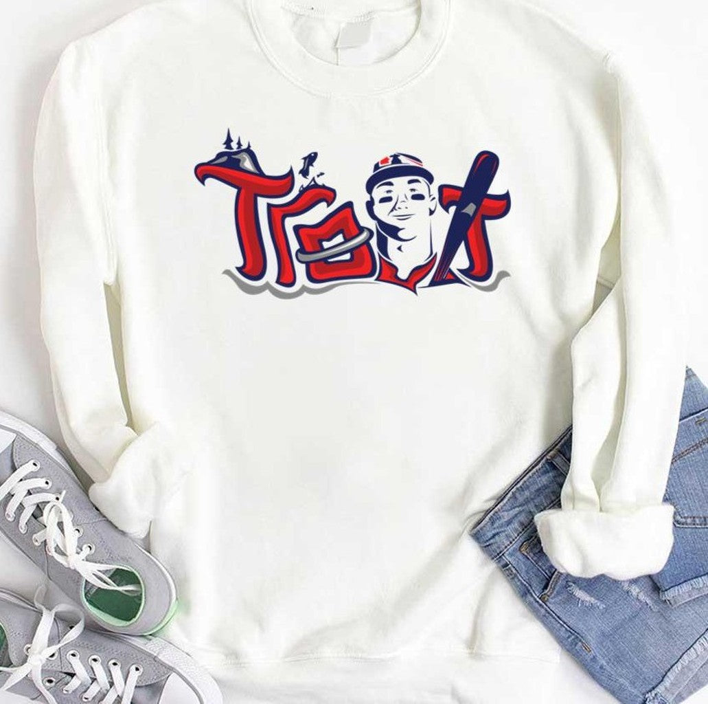 Mt Fanart Mike Trout Baseball Unisex Hoodie