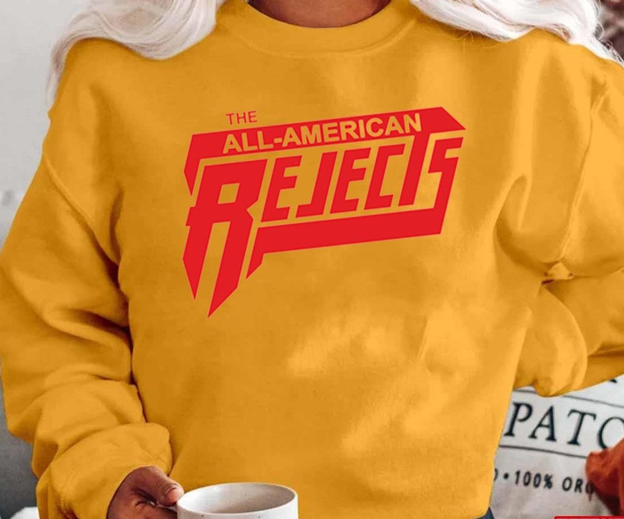 Red The All American Rejects Logo Rock Music Unisex T-Shirt
