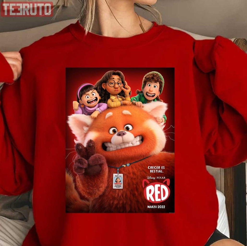 Spanish Turning Red Panda Unisex Sweatshirt