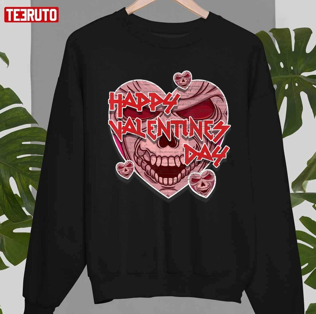 Anti Valentines Day Death Metal Rocker Musician Unisex T-Shirt