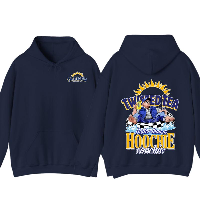 2 Side- NEW Twisted Tea Trummmp America Great Again Hoodie-Full Color- Casual- For Women-For Men- Unisex- Viral