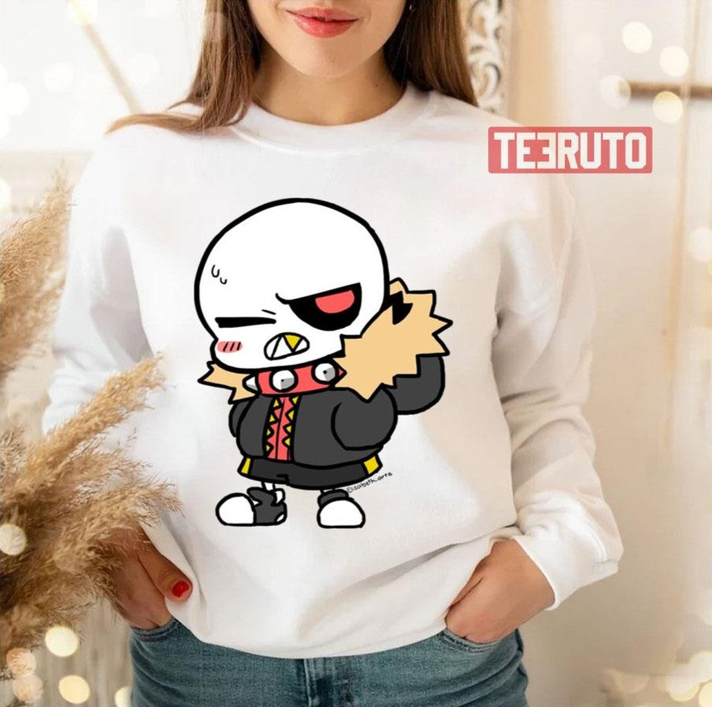 Red Sans Chibi Angry Undertale Unisex T-Shirt