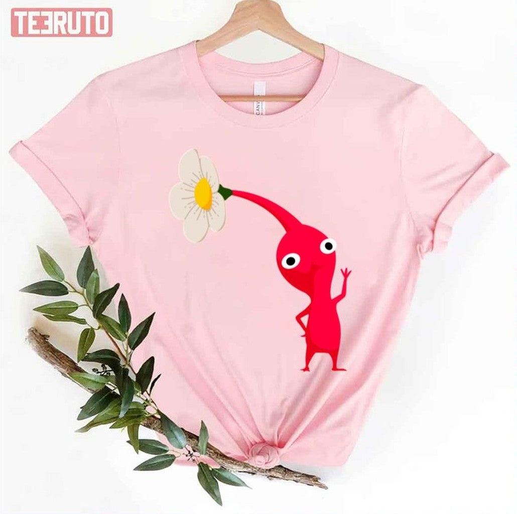 Say Hi Red Fire Pikmin Unisex T-Shirt