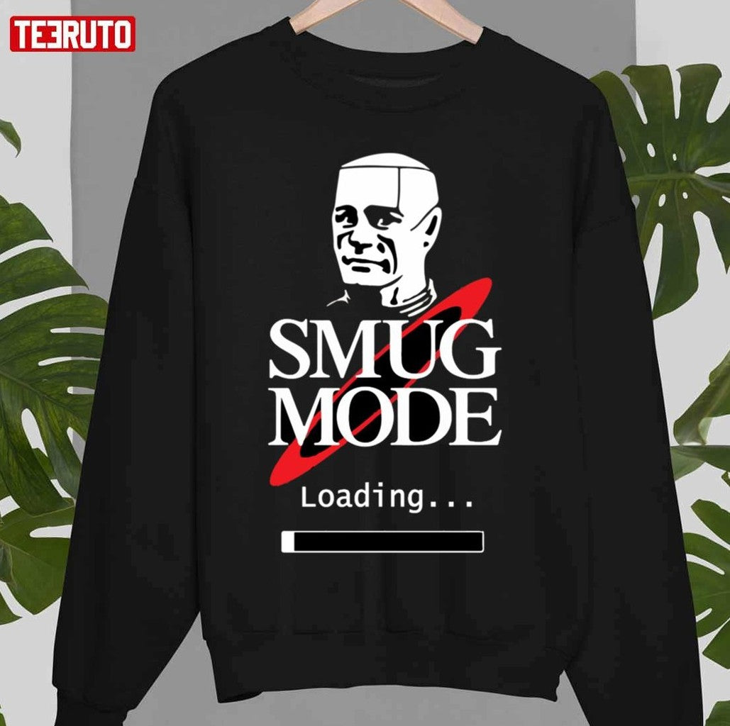 Smug Mode Smeg Head Red Dwarf Kryten Unisex T-Shirt