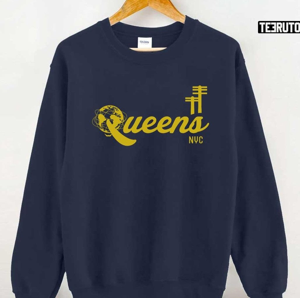Queens Nyc Logo Unisex Sweatshirt