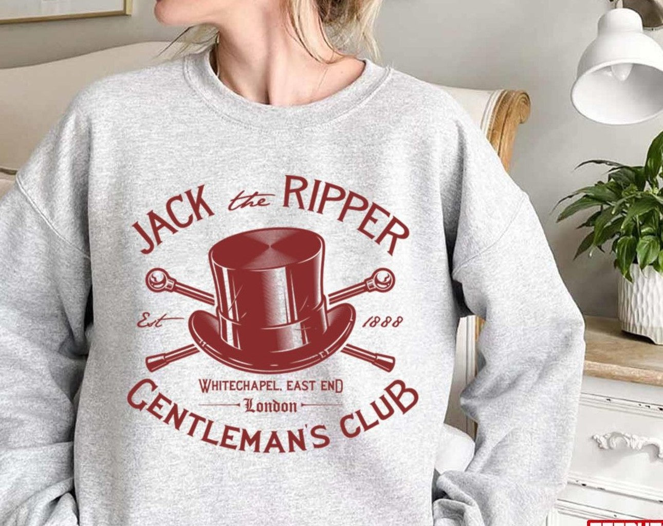 Music Vintage Jack The Ripper Jack The Ripper Gentleman's Club Unisex Sweatshirt