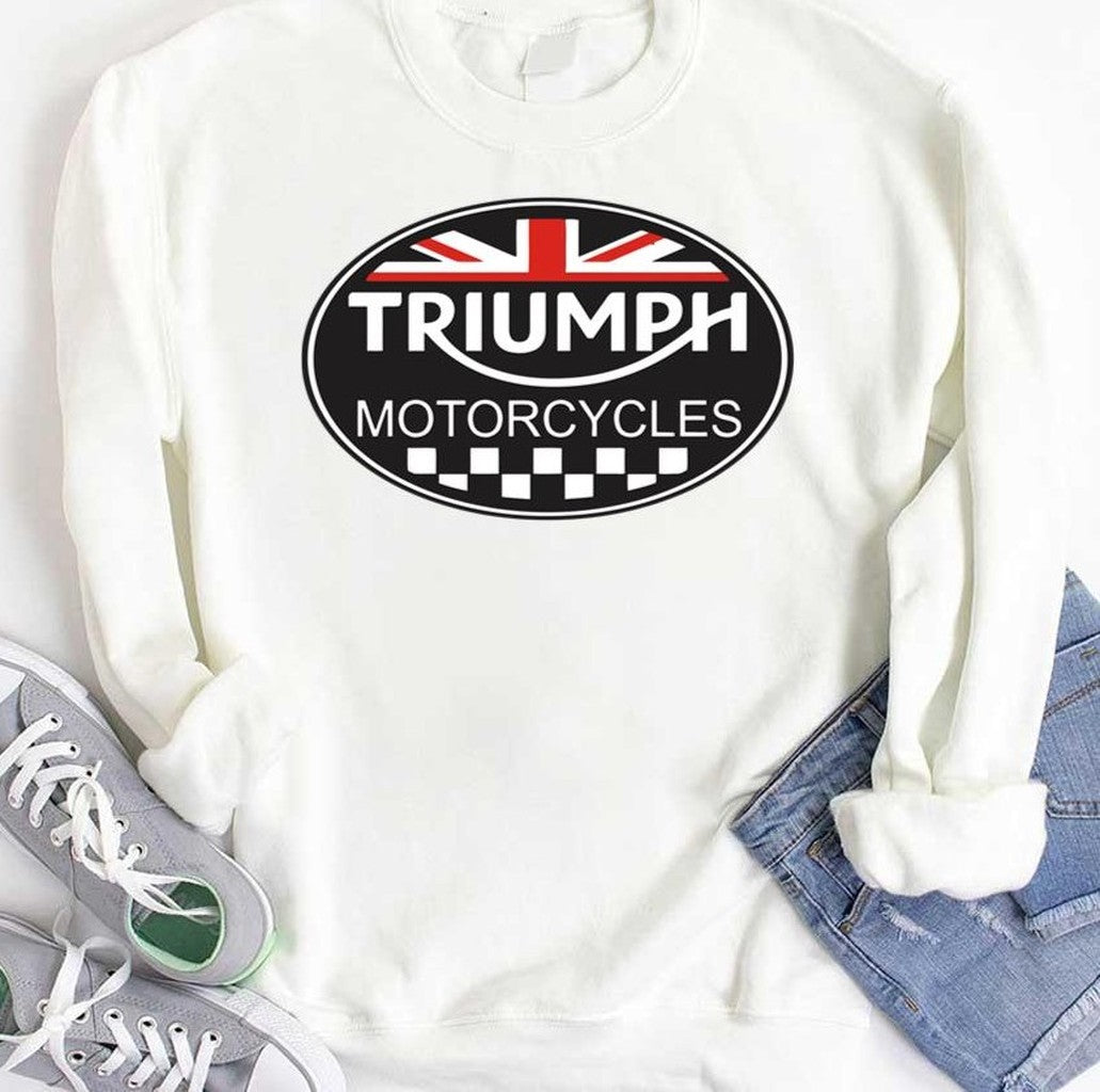 Old England Motorcycle Triumph Logo Unisex Hoodie