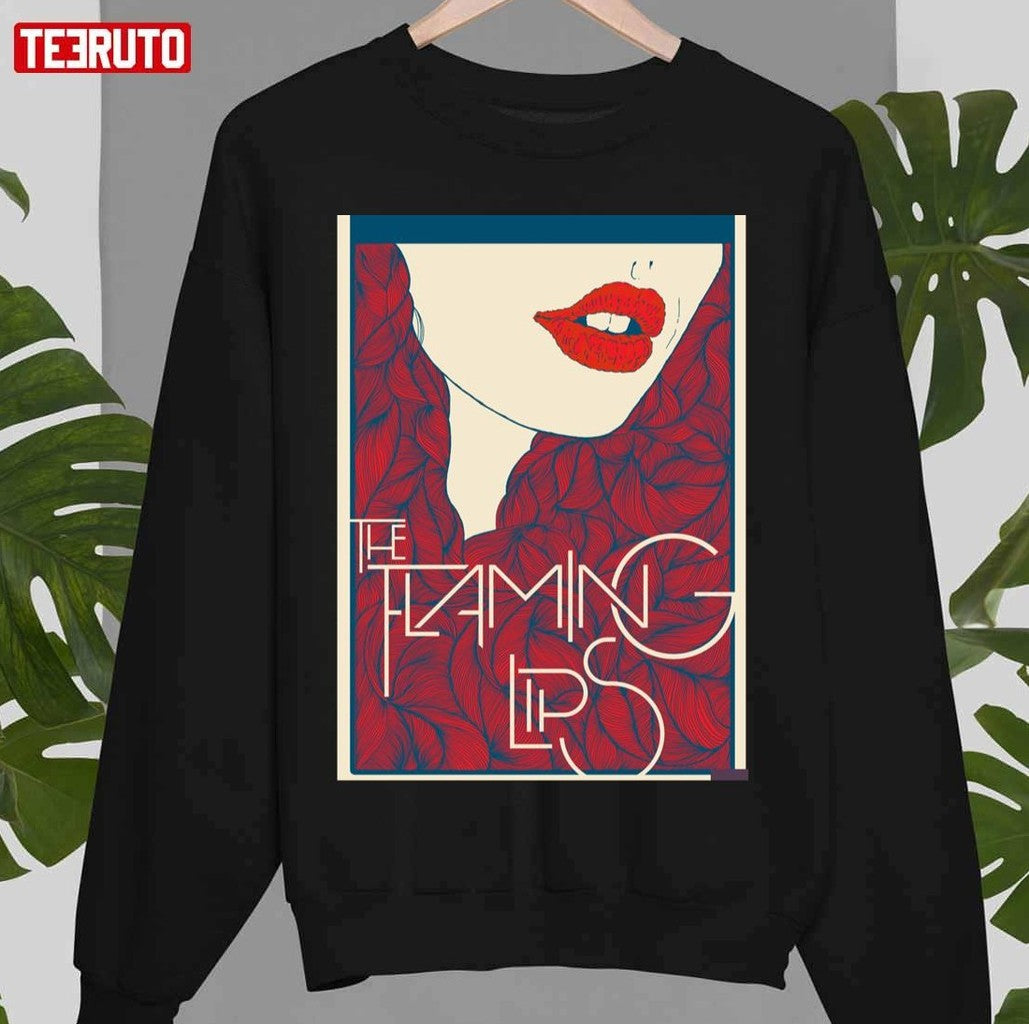 Red Lipstick The Flaming Lips Unisex T-Shirt