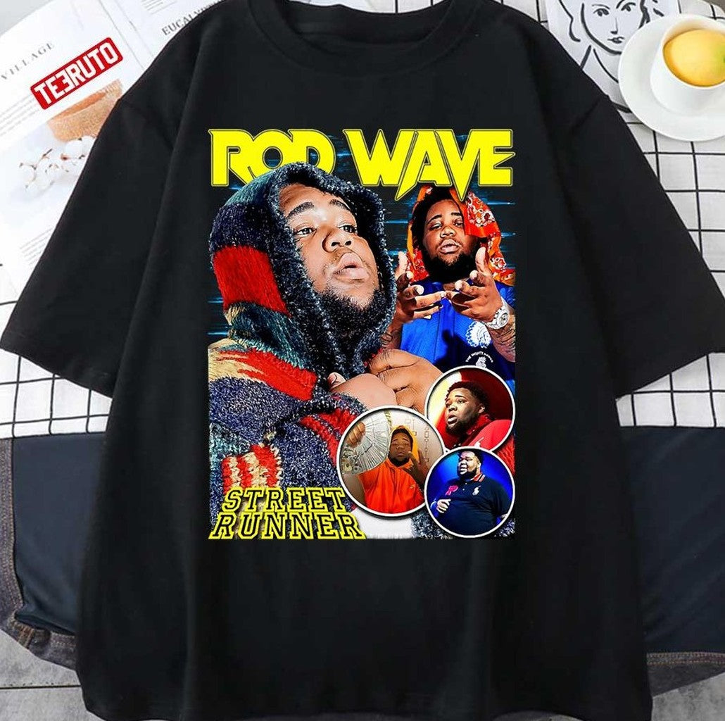 Rod Wave Paint The Sky Red Unisex T-Shirt