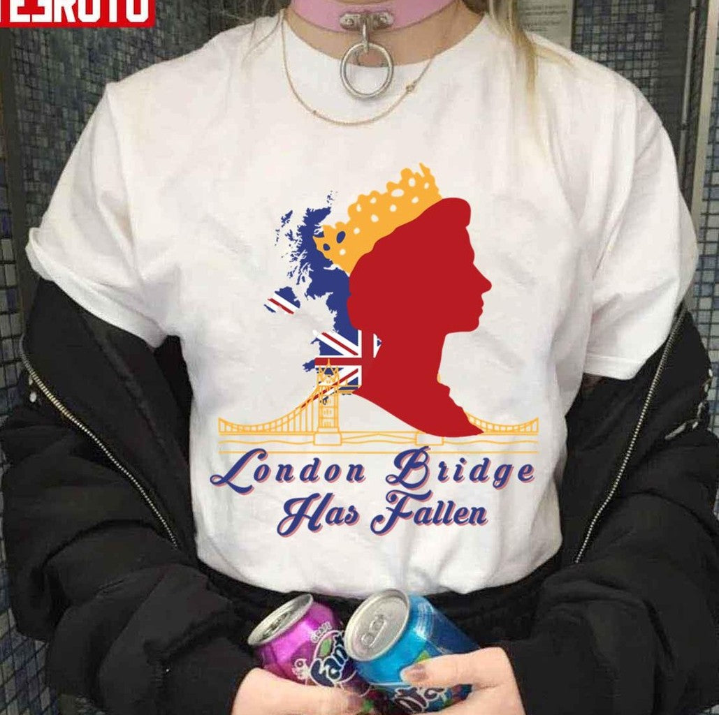 Queen Elizabeth II London Bridge Has Fallen Unisex Sweatshirt