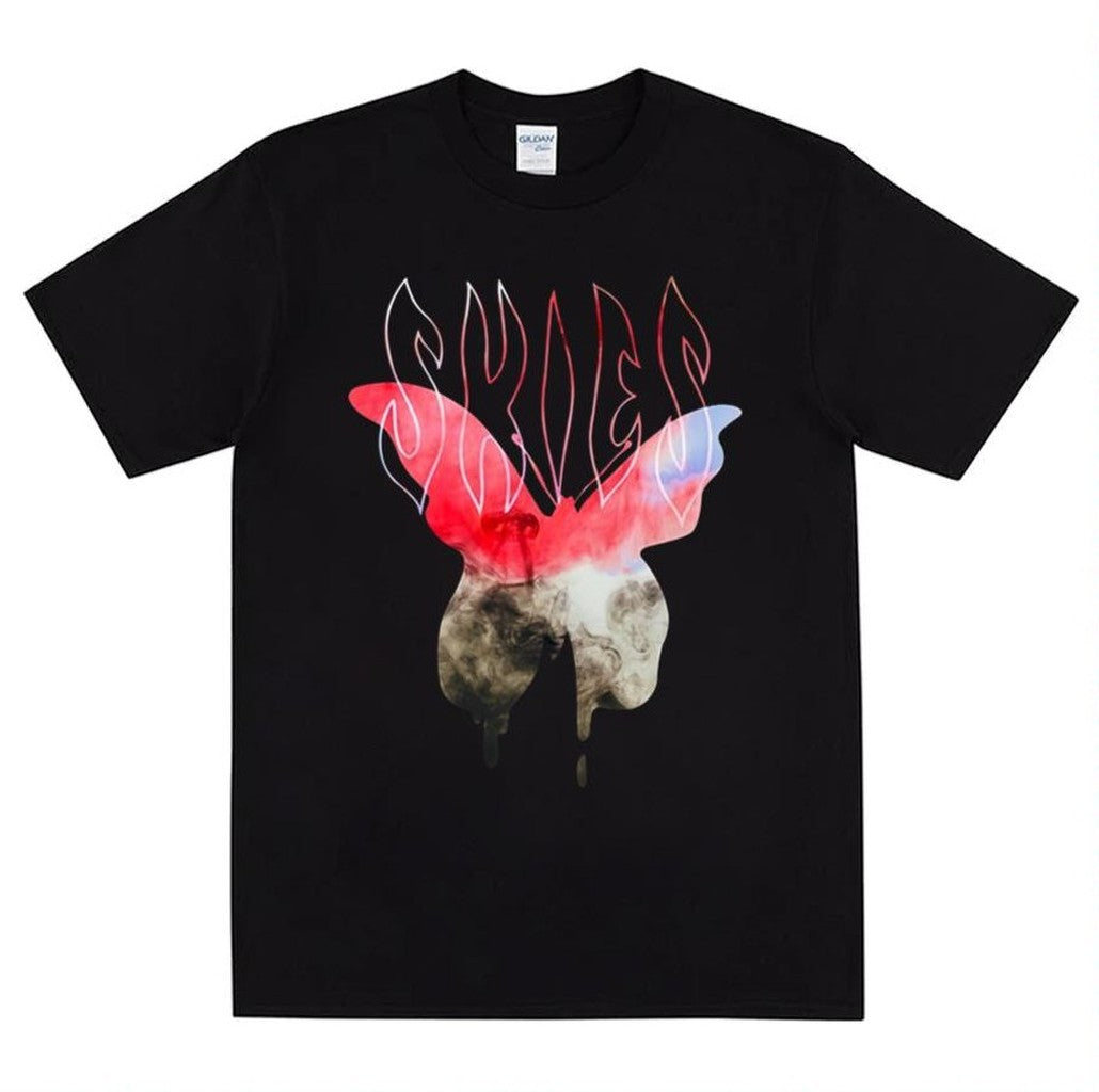 Red Roses Butterfly Smoke Lil Skies Unisex Sweatshirt