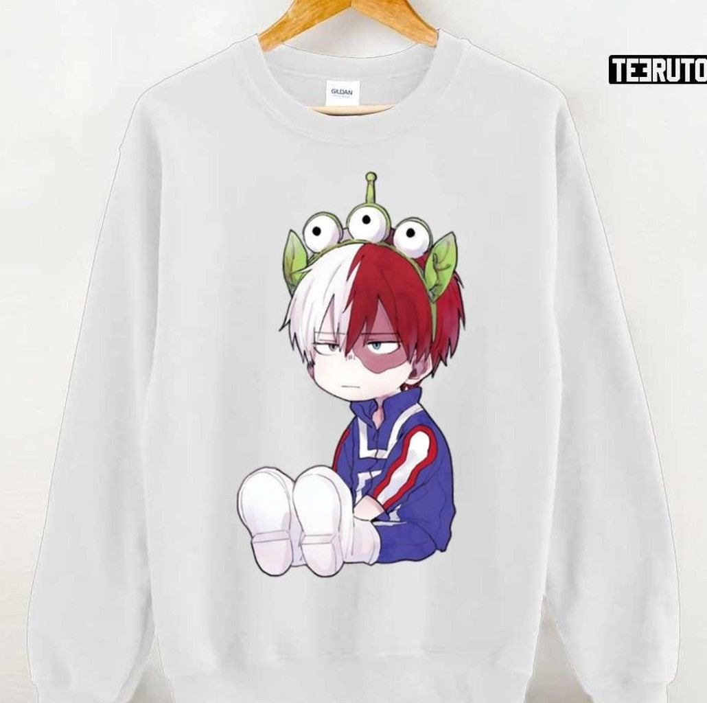 Sad Todoroki Shoto Sitting In Boring Unisex T-Shirt