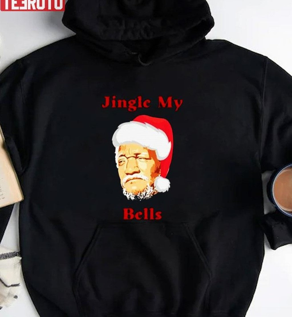 Redd Fox Sanford Santa Hat Jungle My Bells Unisex Sweatshirt