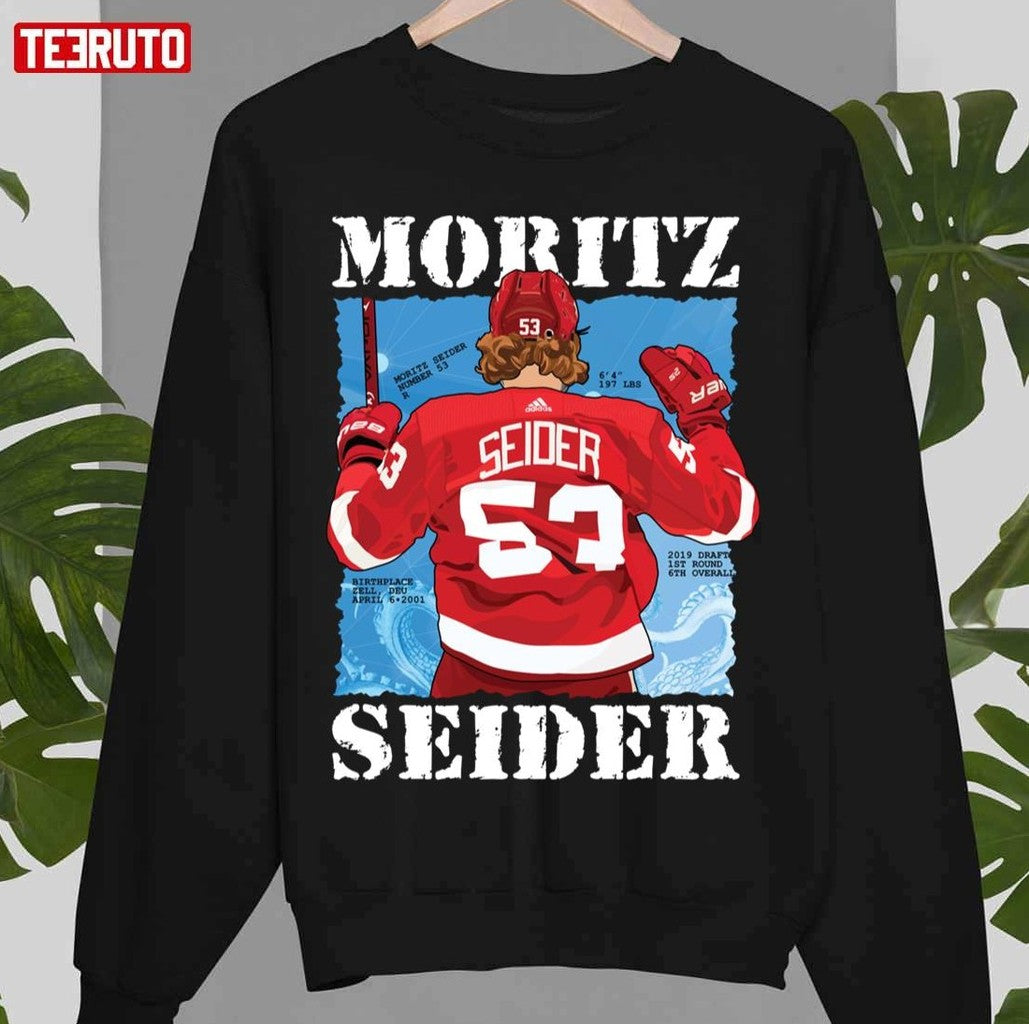 Perfect Moritz Detroit Red Wings Seider Unisex T-Shirt