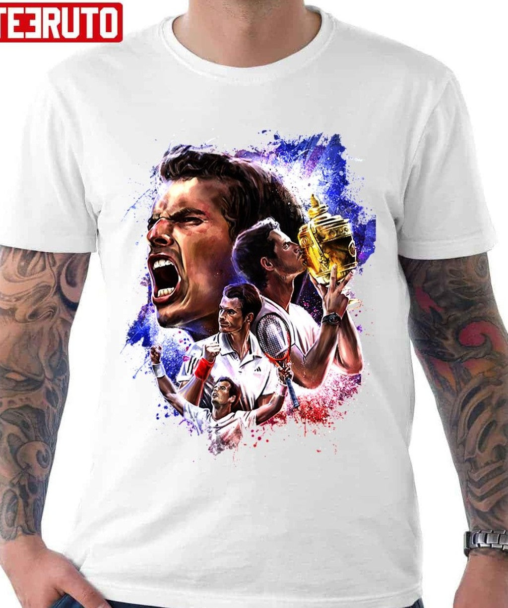 Andy Murray 5 Colored Design The Champion Unisex T-Shirt