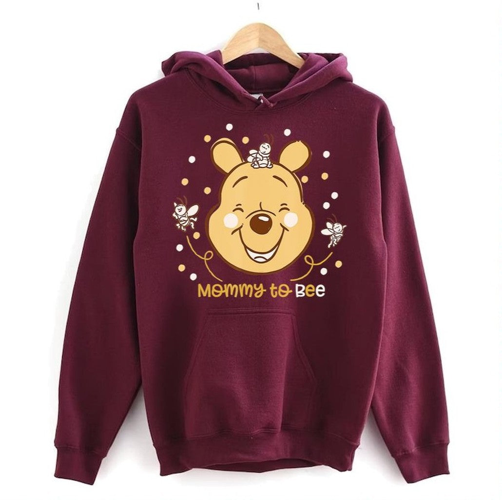 Mommy To Bee Winnie The Pooh Unisex Hoodie