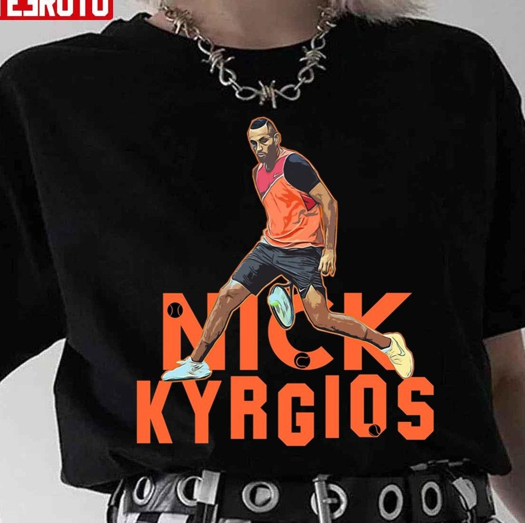 Nick Kyrgios Yellow Design Tennis Pro Unisex Hoodie