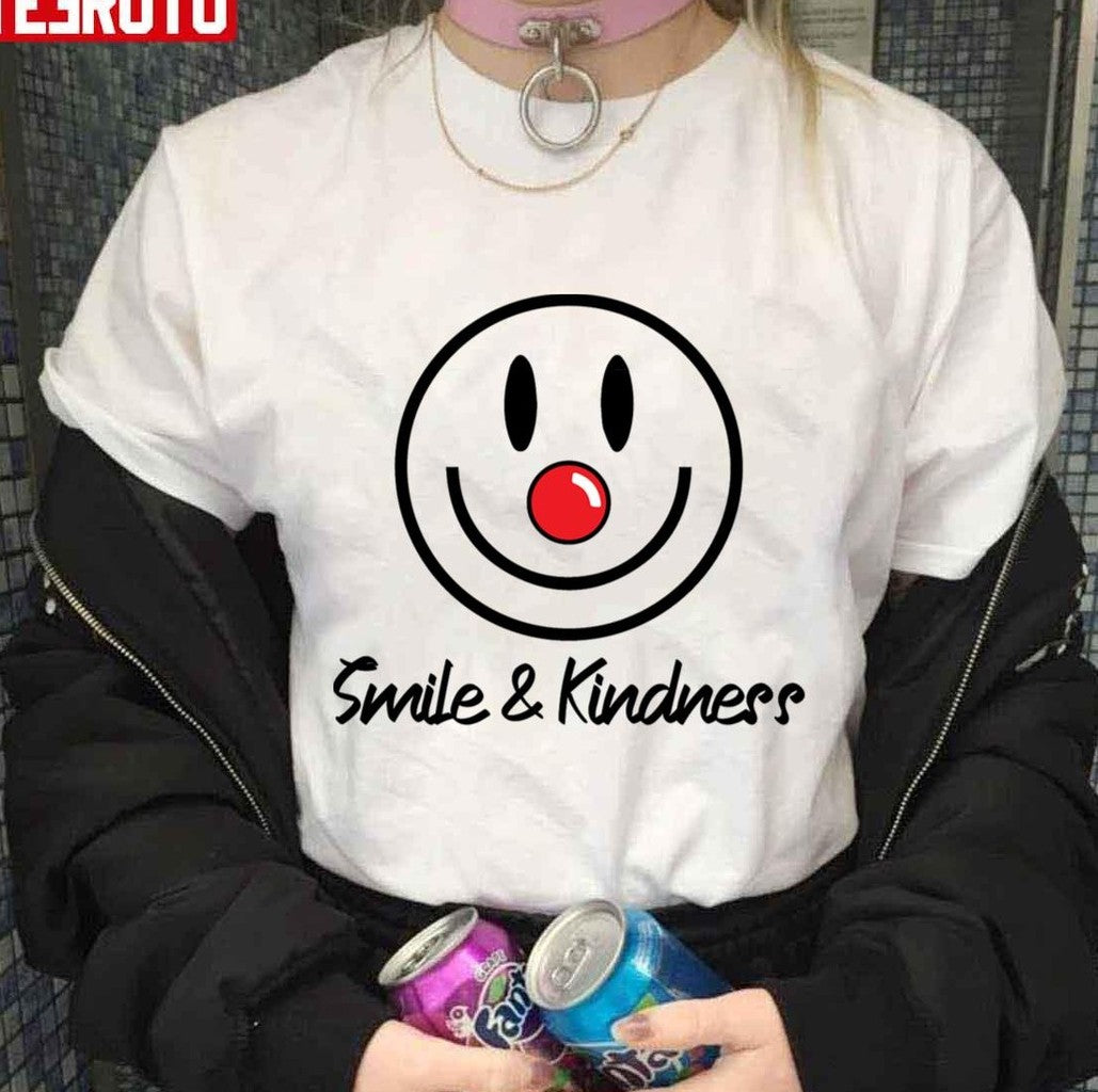 Smile And Kindness Red Nose Day Unisex T-shirt