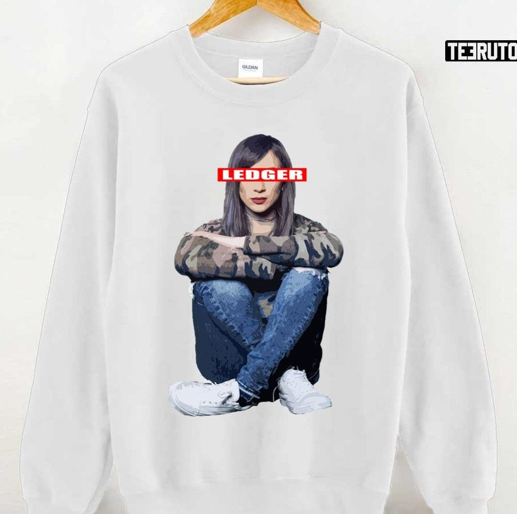 Sitting Girl Jen Leger Drummer Skillet Design Unisex Hoodie