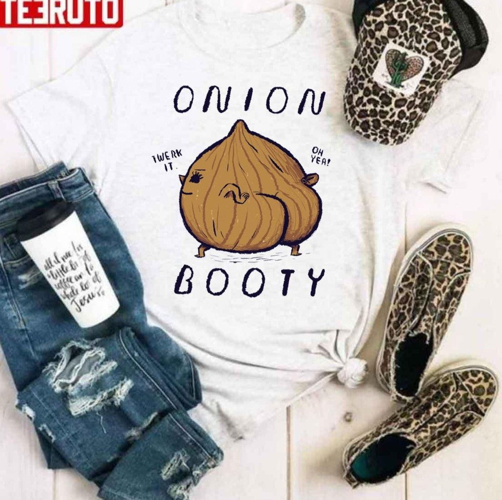 Onion Booty Cute Design Unisex Hoodie