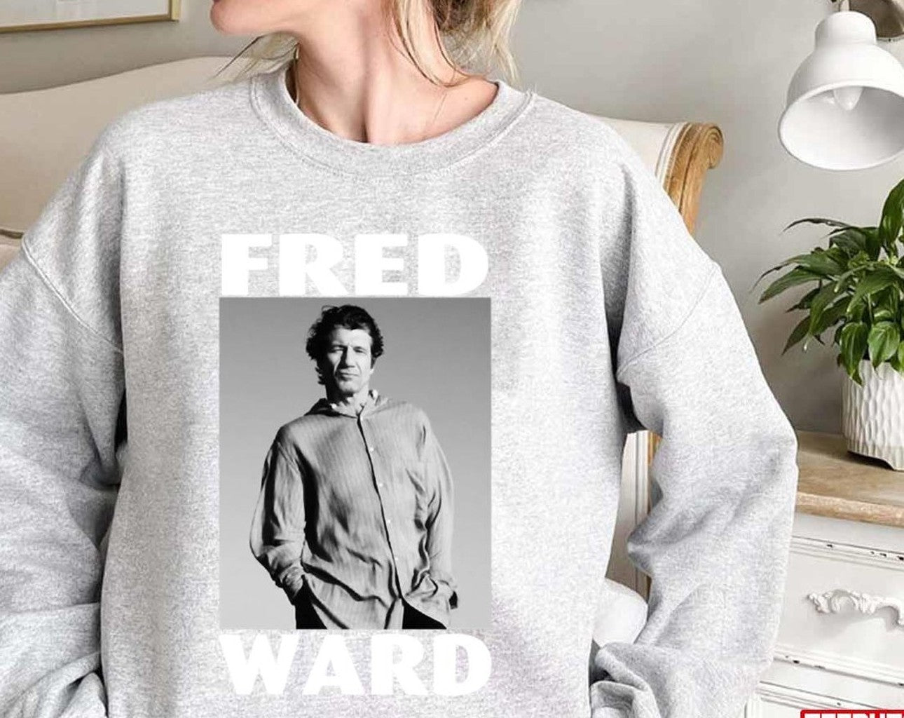 Black And White Fred Ward Unisex Sweatshirt