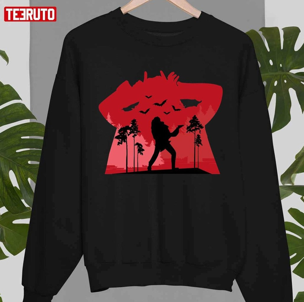 Red Shadow Rockstar Eddie Munson Stranger Things Unisex T-Shirt