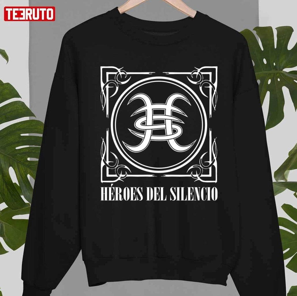 Rock Heroes Del Silencio Logo Unisex T-Shirt