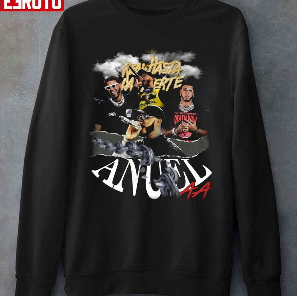 Anuel Aa Puerto Rican Retro Bootleg Unisex T-shirt
