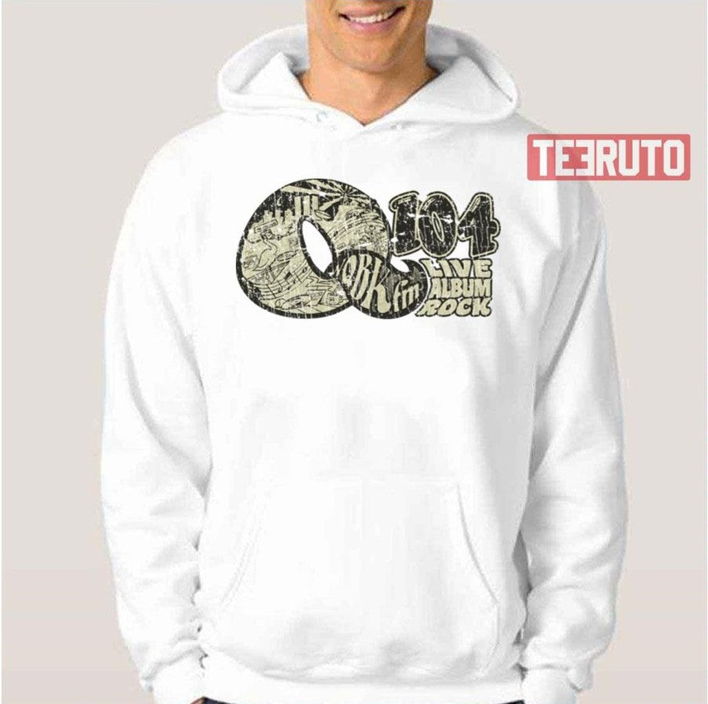Q104 Fm Live Album Rock 1972 Unisex T-Shirt