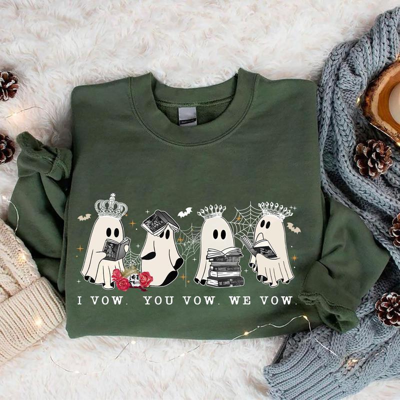 Ghost The LORDS Series Book Sweatshirt, I Vow You Vow We Vow Shirt, Barrington University Sweatshirt, Shantel Tessier Merch, The Ritual Merch, Book Lo