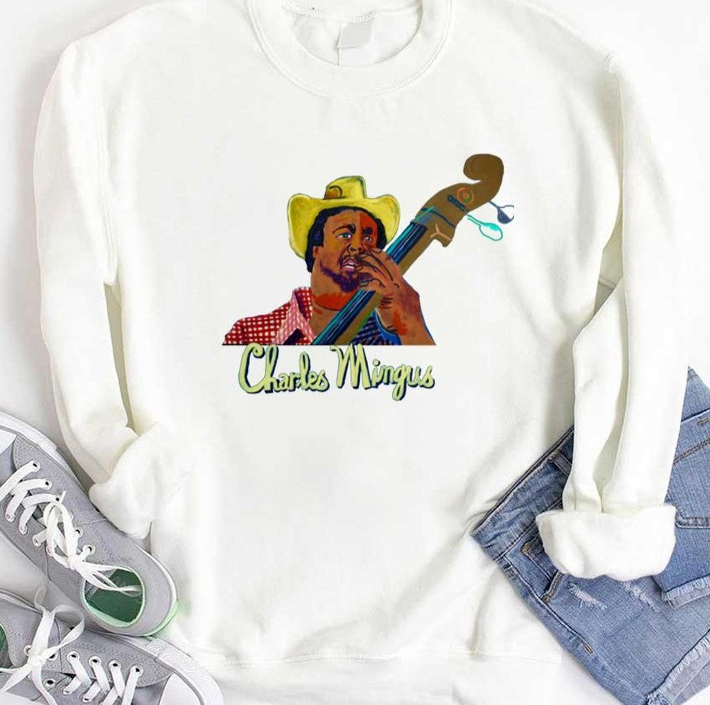 Retro 90s Colored Art Charles Mingus Unisex T-Shirt