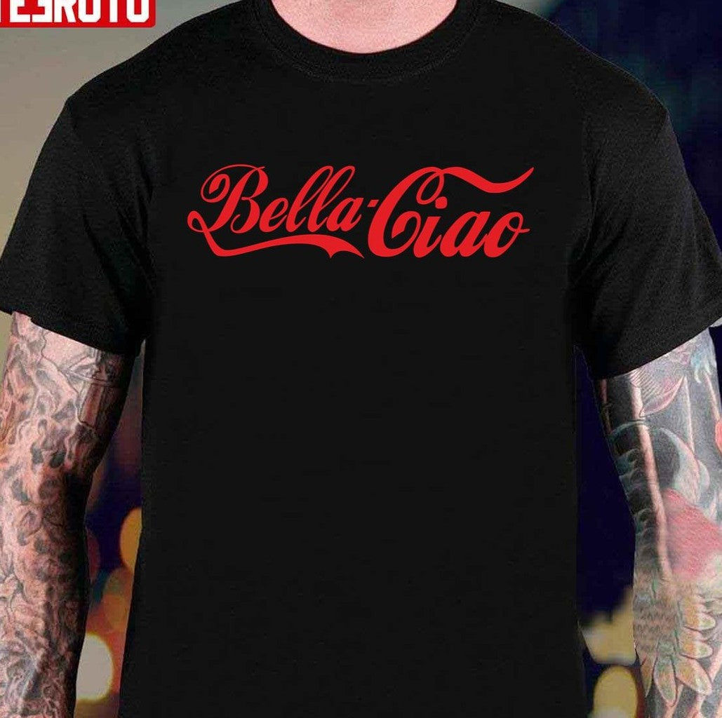Bella Ciao La Casa De Papel Money Heist Coca Cola Inspired Unisex T-Shirt