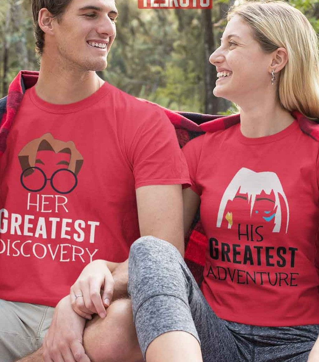 Atlantis The Lost Empire Greatest Discovery Valentine Couple Matching T-Shirt